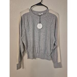 NIA 2-Tone Cropped Sweatshirt, Small